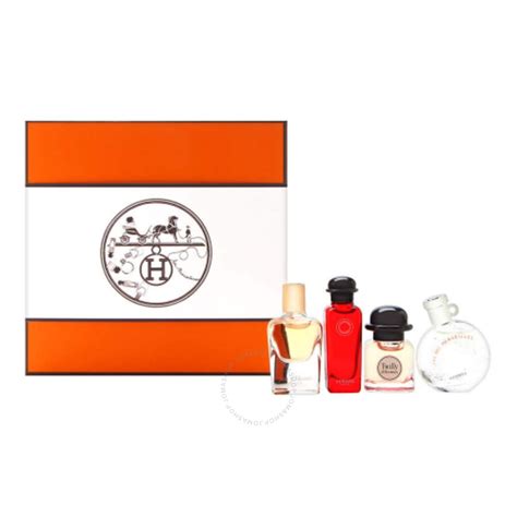 hermes ladies mini set gift set fragrances|Hermes gift set harrods.